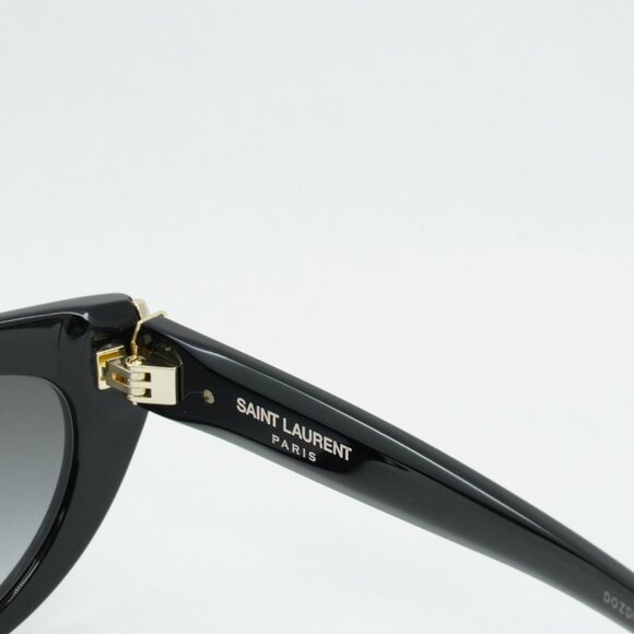 ?️ New Saint Laurent SLM115 002 Sunglasses - Black Frame, Grey Gradient Lenses